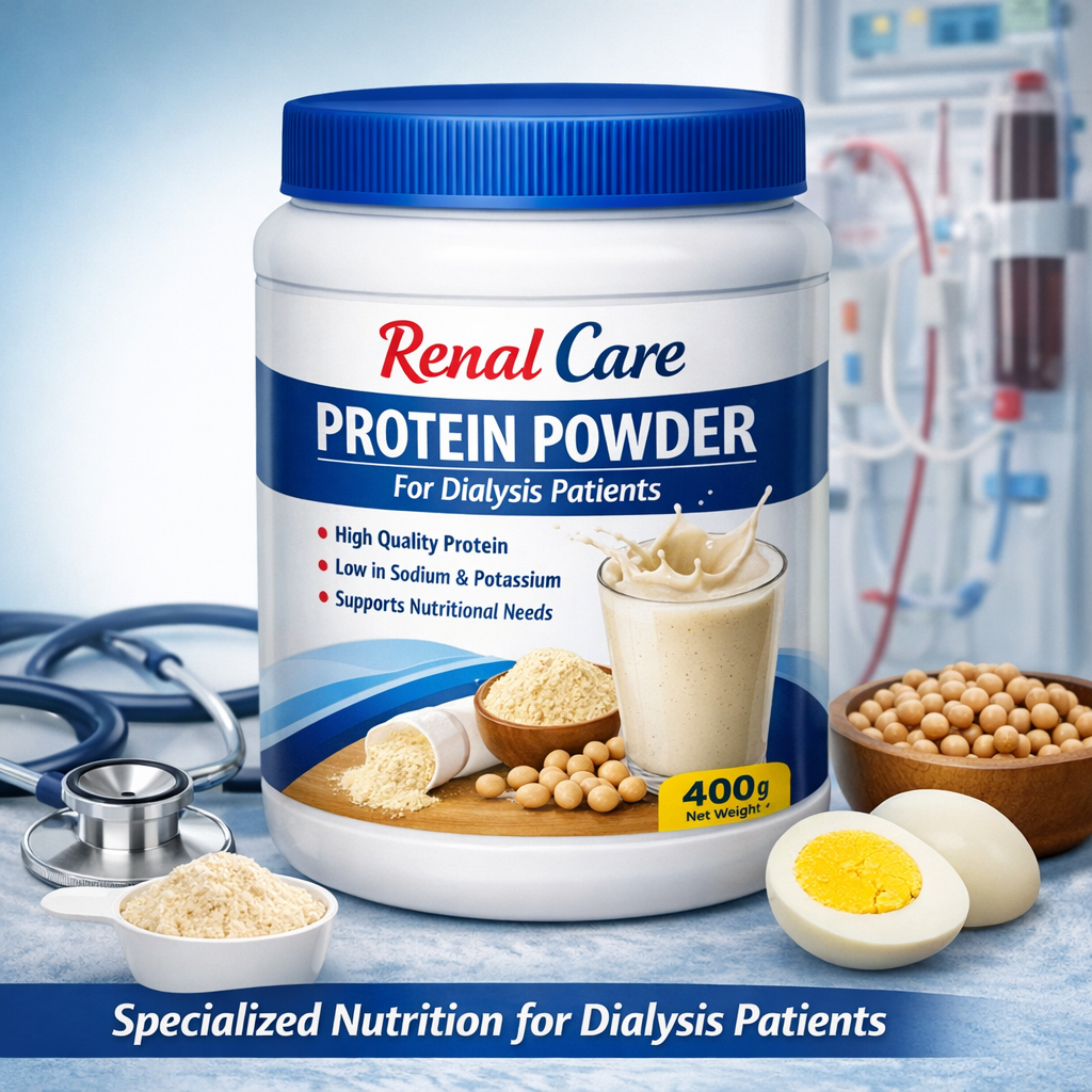 Renal Care Protein Powder for Dialysis Patients (400 g Jar)