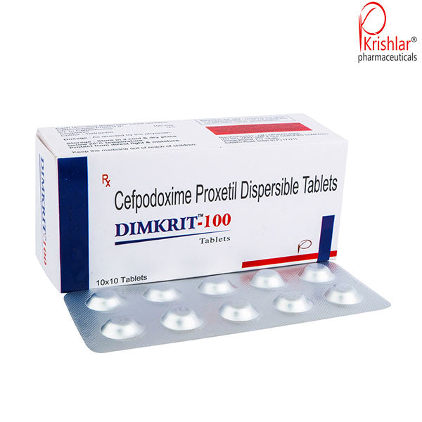 Cefpodoxime Proxetil Dispersible Tablets 100 mg