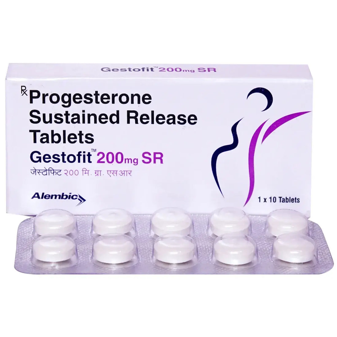 Progesterone Sustained Release Tablets 200 mg 10's