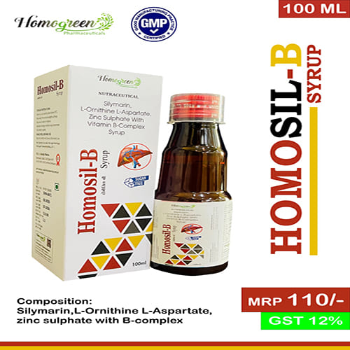 L Ornithine-L-Aspartate, Silymarin, Zinc Sulphate with Vitamin B Complex Syrup
