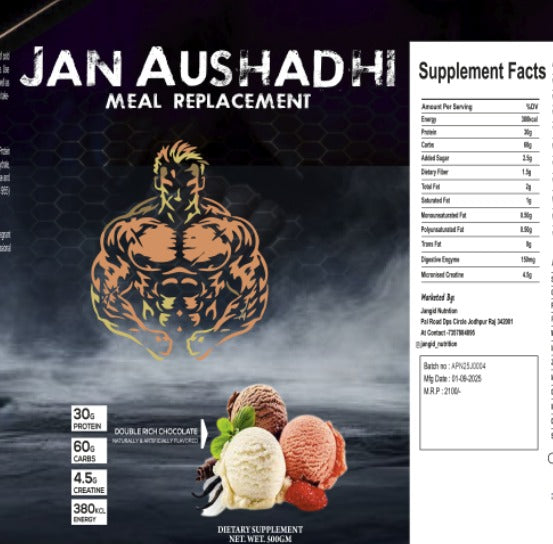 Vitran Meal Replacement Dietary Supplement, 500gm