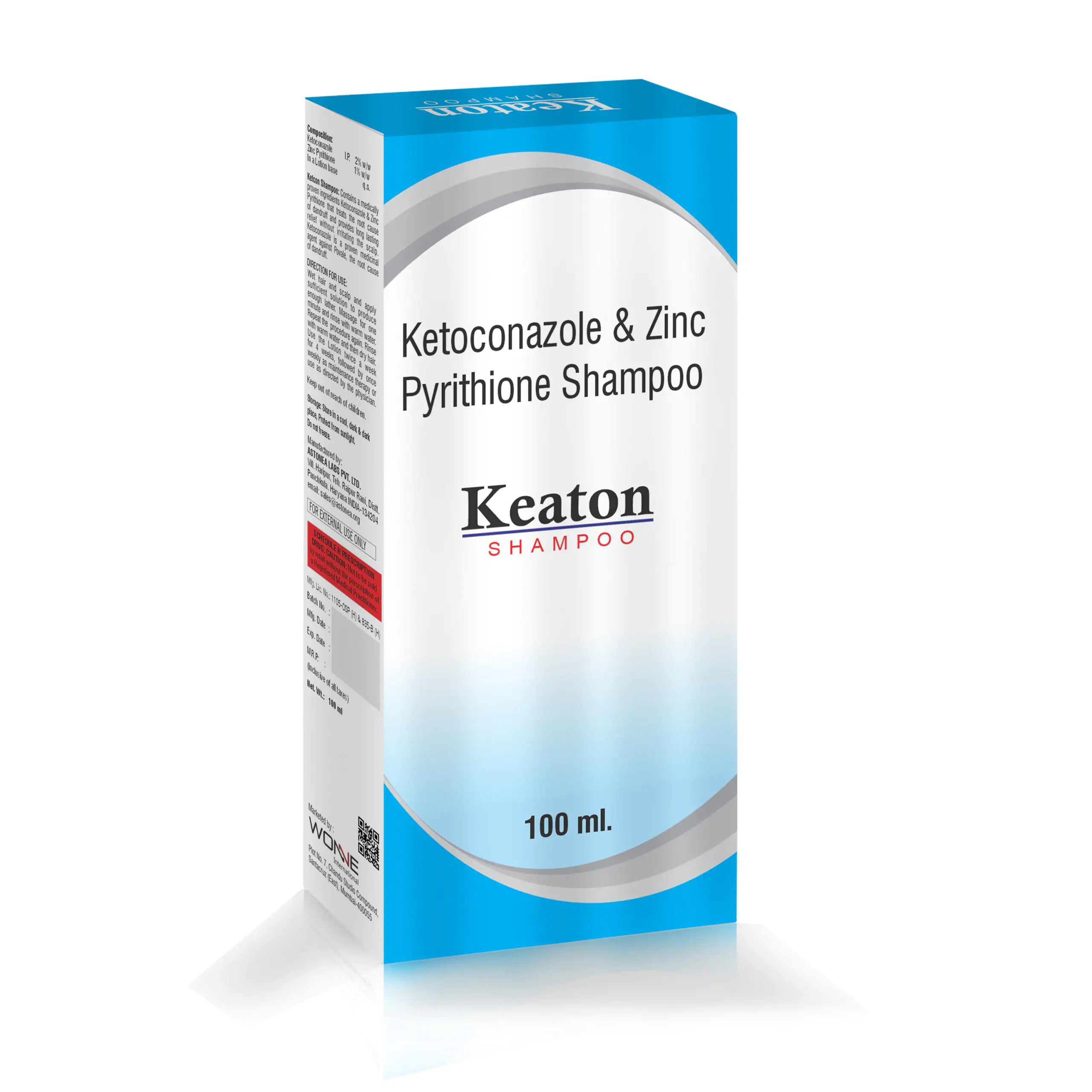 Ketoconazole 2% w/v and Zinc Pyrithione 1% w/v Shampoo