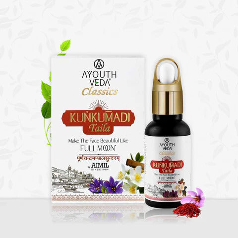 Ayouthveda Kunkumadi Taila, Make The Face Beautiful Like FULL MOON (30 ml)