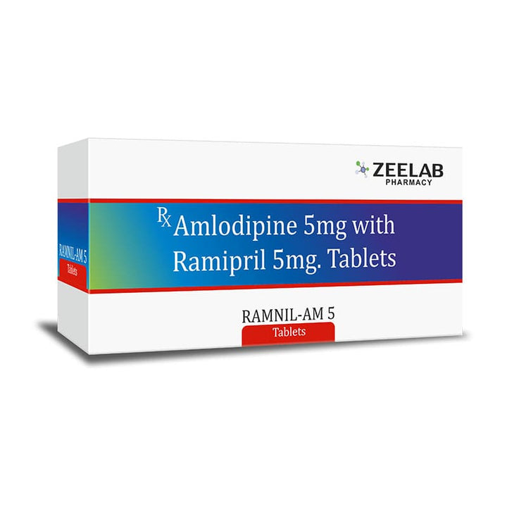Ramipril 5mg and Amlodipine 5mg Tablets