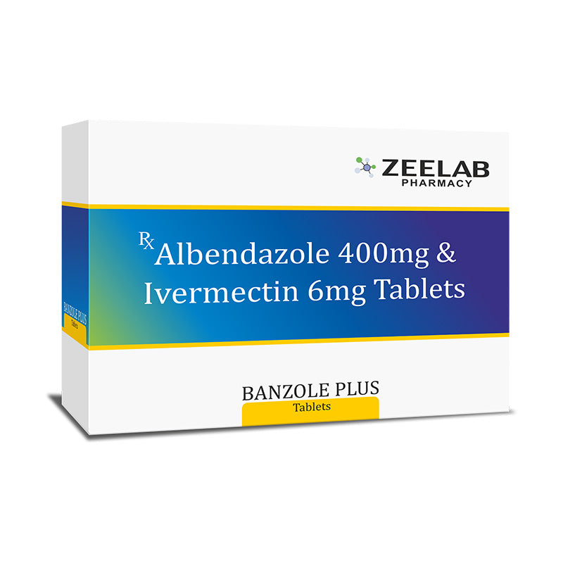 Albendazole 400mg and Ivermectin 6mg Tablets