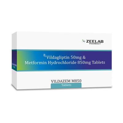Metformin (850mg) + Vildagliptin (50mg) Tablet