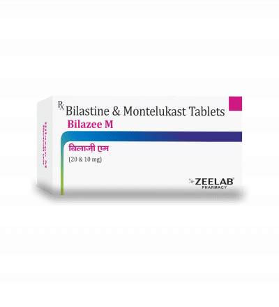 Bilastine 20mg + Montelukast 10mg Tablets