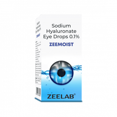 Sodium Hyaluronate (0.1% w/v) + Stabilized Oxychloro (0.0075% w/v) Eye Drops