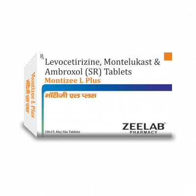Ambroxol 75mg + Levocetirizine 5mg + Montelukast 10mg Tablet