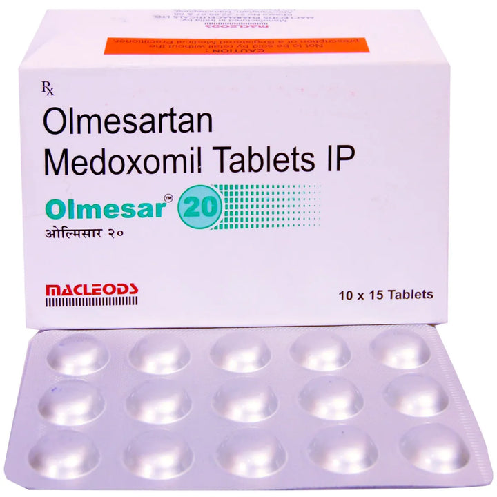 Olmesartan 20mg Tablets