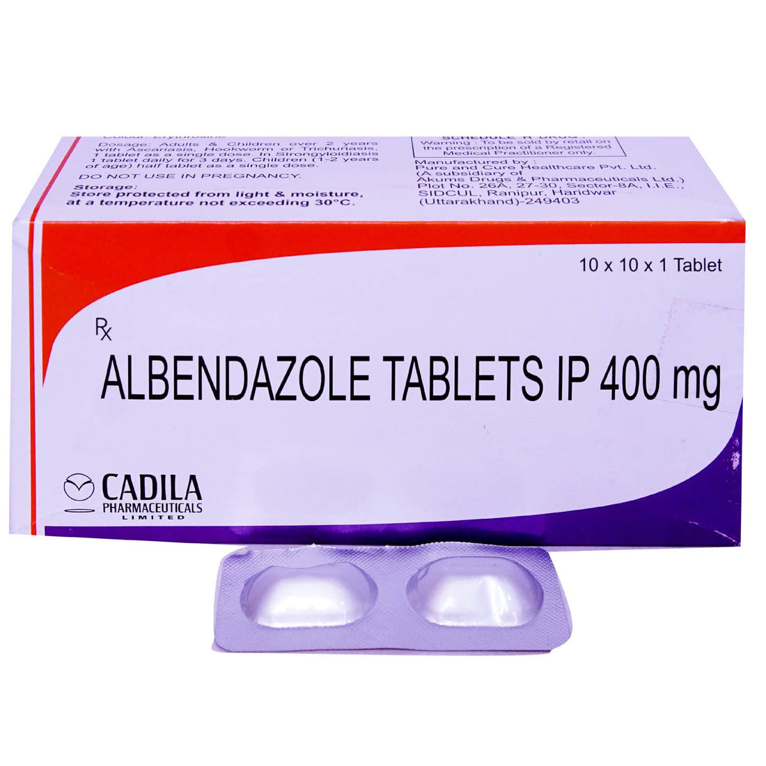 Albendazole Tablets IP 400mg