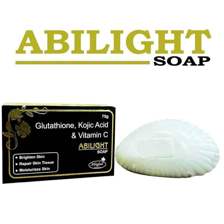 ABILIGHT SOAP : Glitathione,Kojic Acid & Vitamin C, 75gm