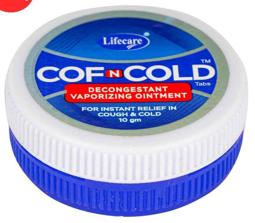 COF N COLD Decongestant Vaporising Ointment 10g