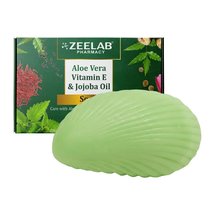 ZEELAB Alofia Aloe Vera & Vitamin E Soap (75gm Soap In Box)