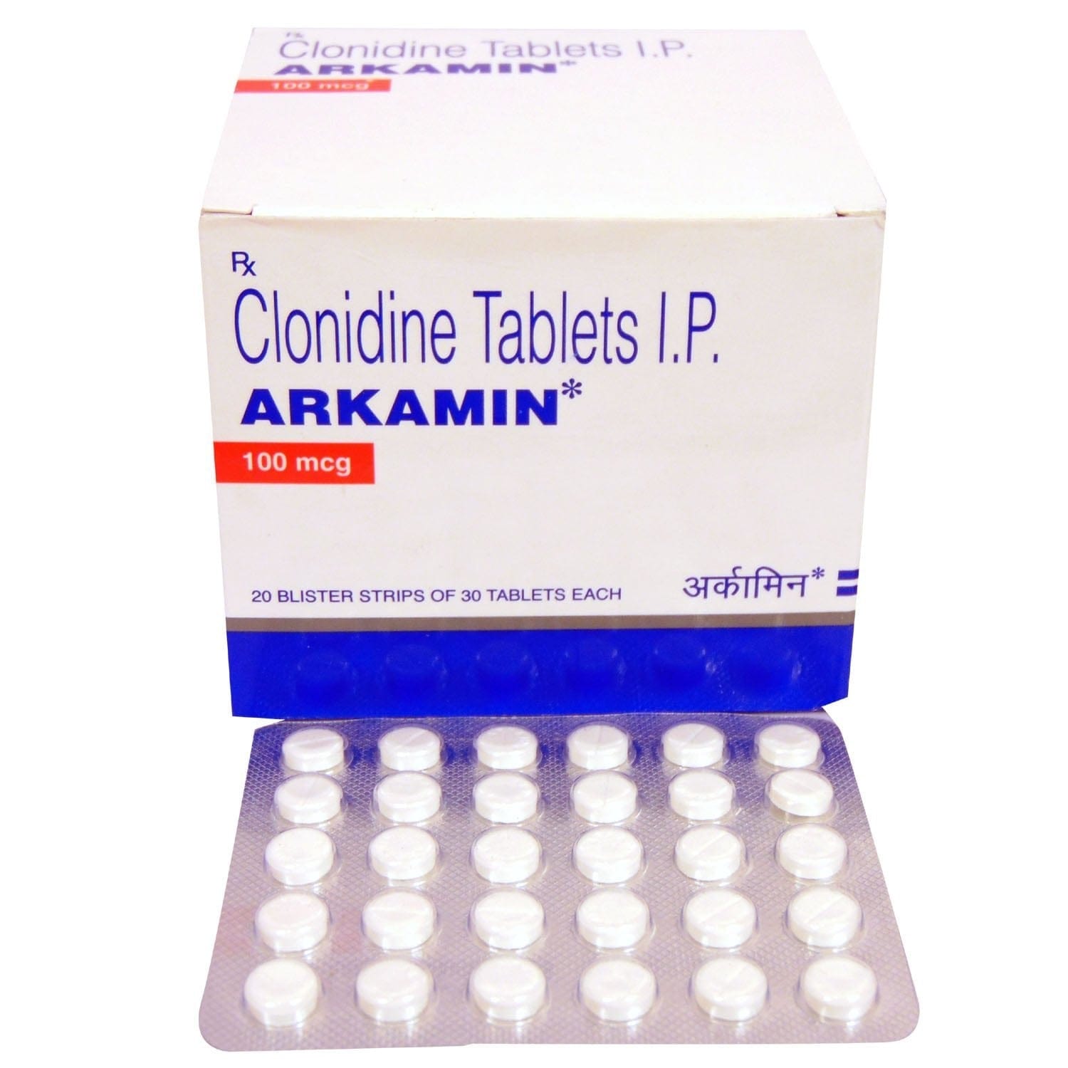 Clonidine Tablets IP 100 mcg