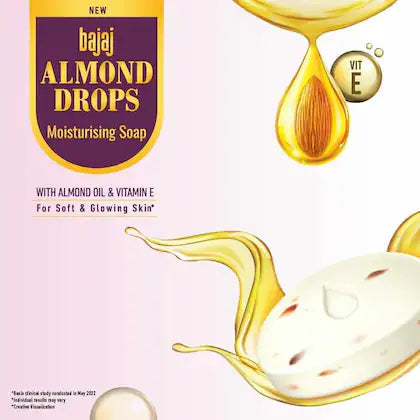 Bajaj Almond Drops Moisturizing Soap 125g