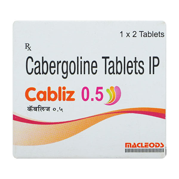 Cabergoline Tablets IP 0.5mg 4's