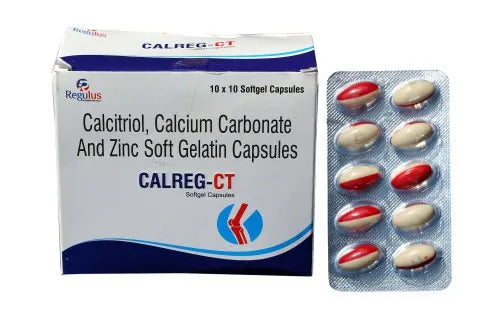 Calcium Carbonate 500mg, Calcitriol 0.25mcg and Zinc 7.5mg Capsules