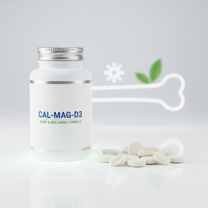Calcium Carbonate, Magnesium Oxide & Vitamin D3 Tablets