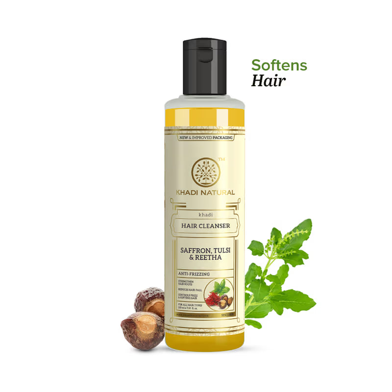 Khadi India Leafveda Herbal Hair Cleanser (210ml)