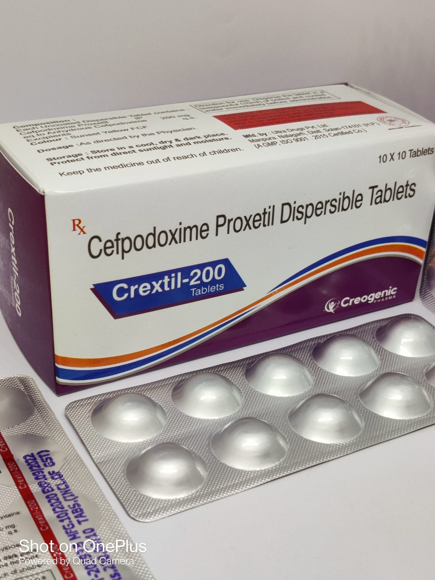 Cefpodoxime Proxetil Dispersible Tablets 100 mg