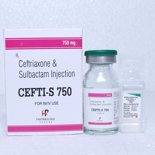 Ceftriaxone 500mg and Sulbactam 250mg Injection