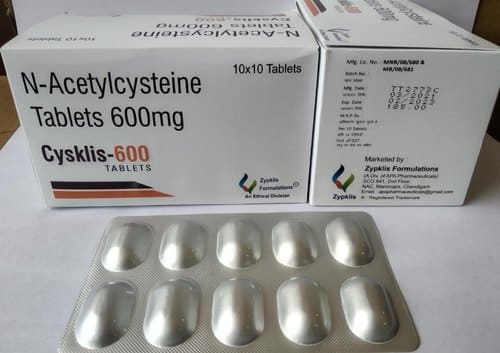 Acetylcysteine Tablets 600 mg