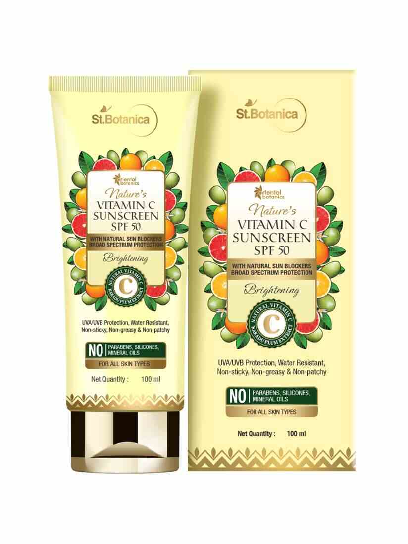 St.Botanica Oriental Botanics Natures Vitamin C Brightening Sunscreen SPF 50 (100 ml)