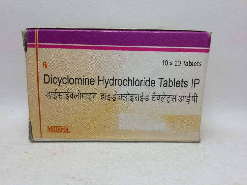 Dicyclomine Tablets IP 10mg