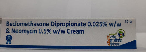 Beclomethasone 0.025%w/w and Neomycin 0.5%w/w Cream