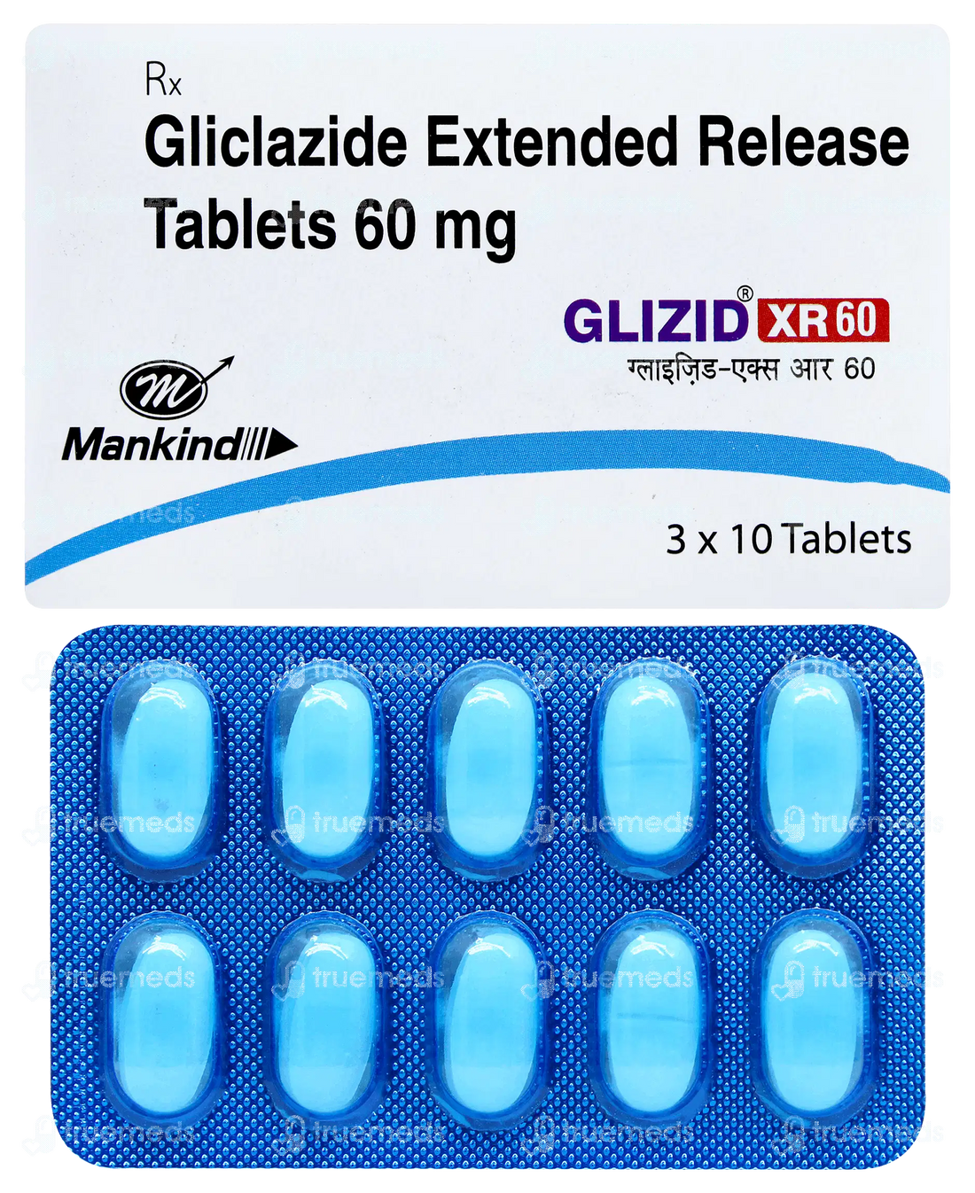 Gliclazide Extended release Tablets 60 mg