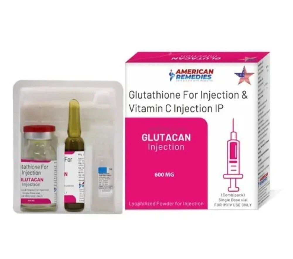 GlutACAM Glutathione 600MG with Vitamin C Injection