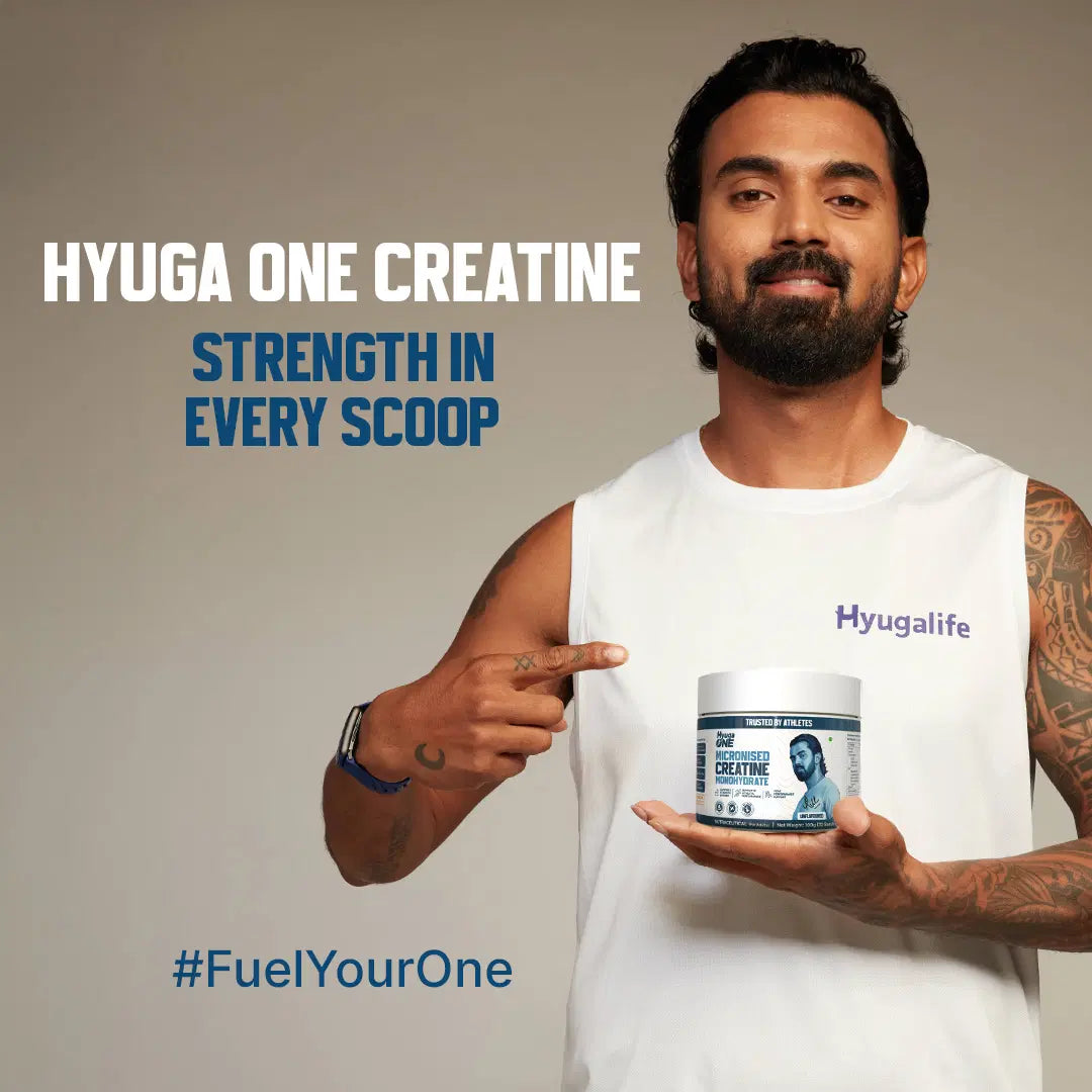 HYUGAONE Micronised Creatine Monohydrate 100g | Pure Creatine Powder for Strength & Muscle Performance