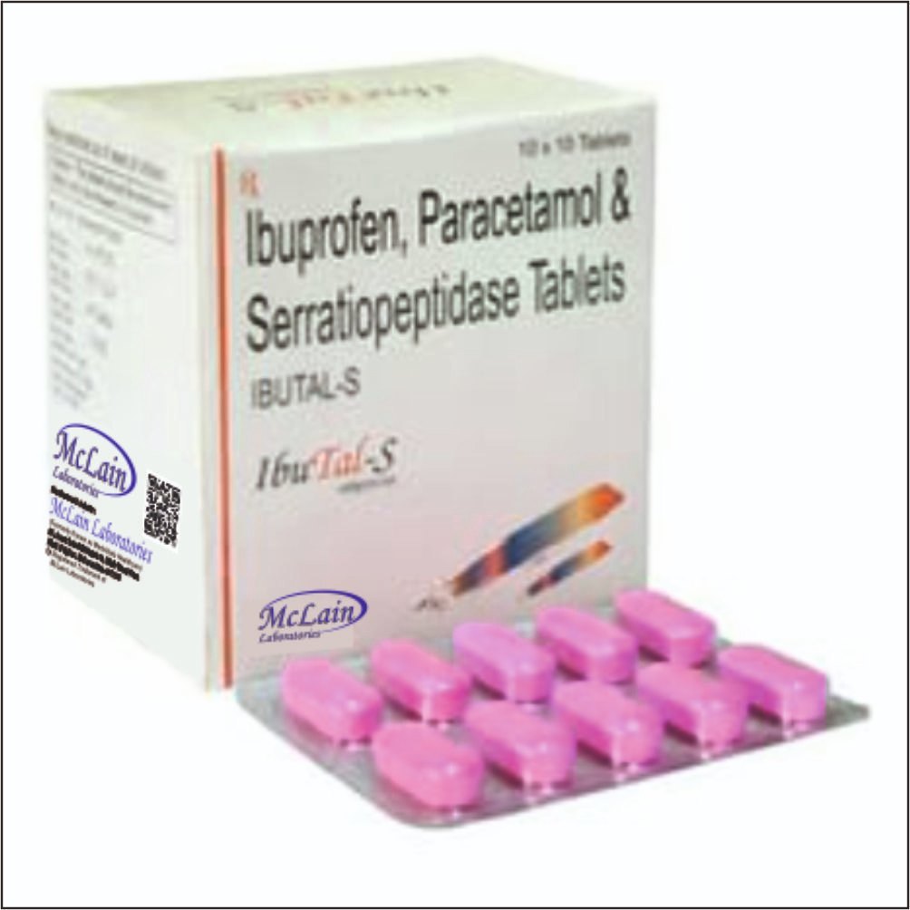 Ibuprofen 400mg and Paracetamol 325mg Tablets IP