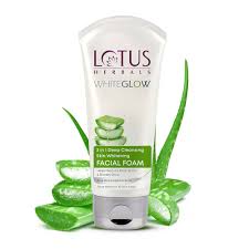 Lotus Herbals 3 in 1 Deep Cleansing Facial Foam | Face Wash for Women & Men | Blocks Melanin Production | Acne-Control & Oil-Control | Fades Dark Spots | 100 Gm