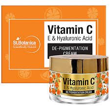 StBotanica De - Pigmentation Cream - Vitamin C, E & Hyaluronic Acid, 50 g