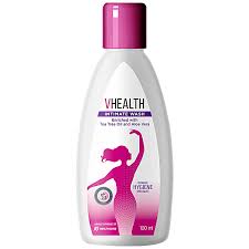 VHealth Intimate Hygiene Liquid Wash with Tea Tree Oil & Aloe Vera, Prevents Dryness, Itchiness & Irritation, Bad Odour, Balances PH, Paraben/Sulfate Free, Clear, 100 ml