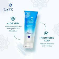 Lafz UV Shield Hydrating Clear Gel Aqua Sunscreen, For Men & Women (50 g)