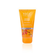 VLCC Turmeric & Berberis Face Wash | Deep Cleansing Face Wash for Oily & Combination Skin | Skin Defense Daily Cleanser | Removes Dirt & Excess Oil | 150ml