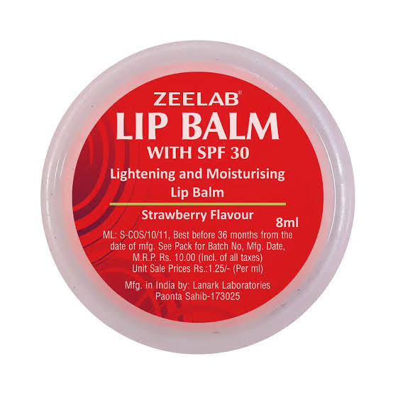 ZEELAB Lip Balm with SPF | Moisturizing & Sun Protection Lip Care for Soft, Smooth & Healthy-Looking Lips