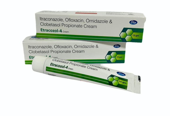 Ofloxacin,ornidazole,itraconazole & clobetasol propionate cream ,15gm