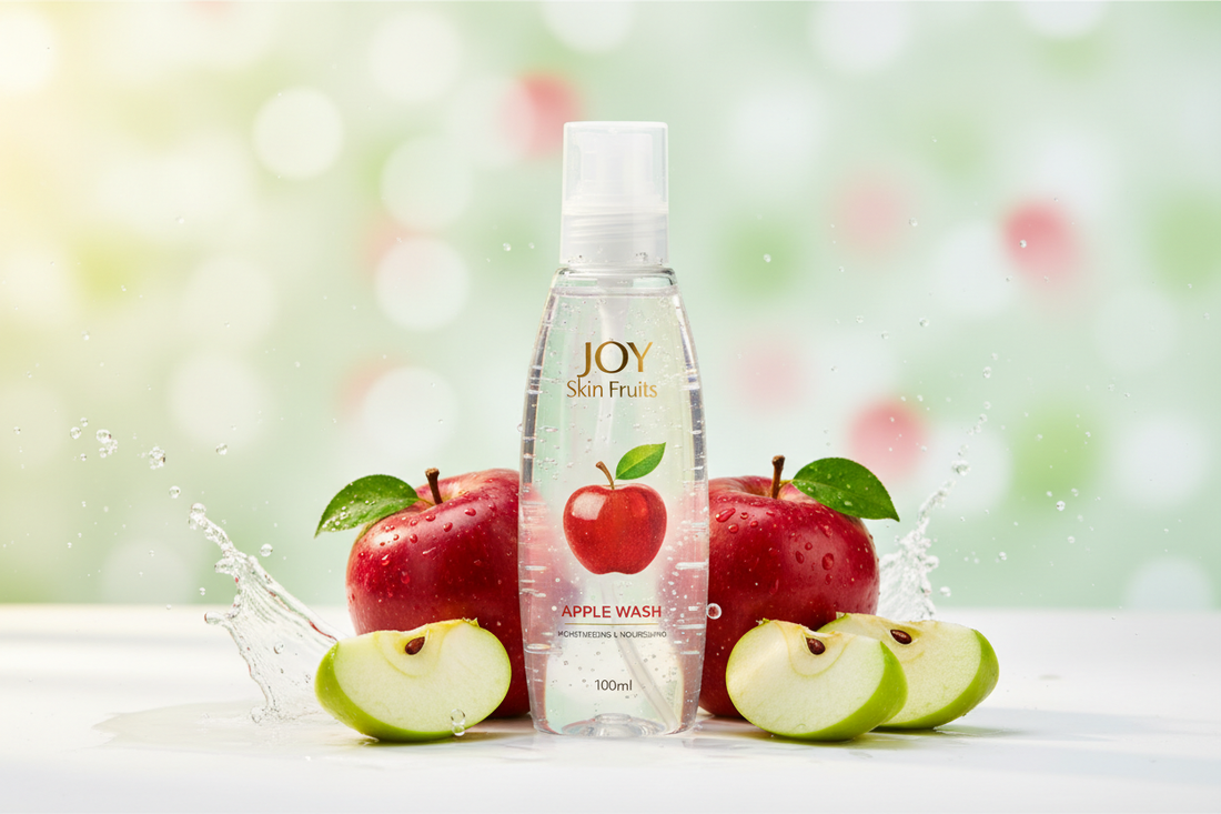 Joy Skin Fruits Apple Face Wash for Glowing Skin | Softens, Moisturises & Nourishes,100ml