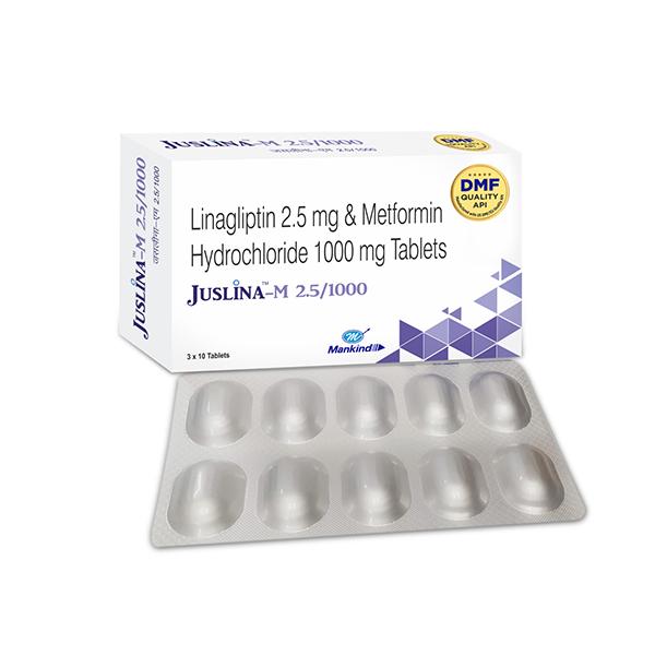 Linagliptin 2.5mg and Metformin 500mg Tablets