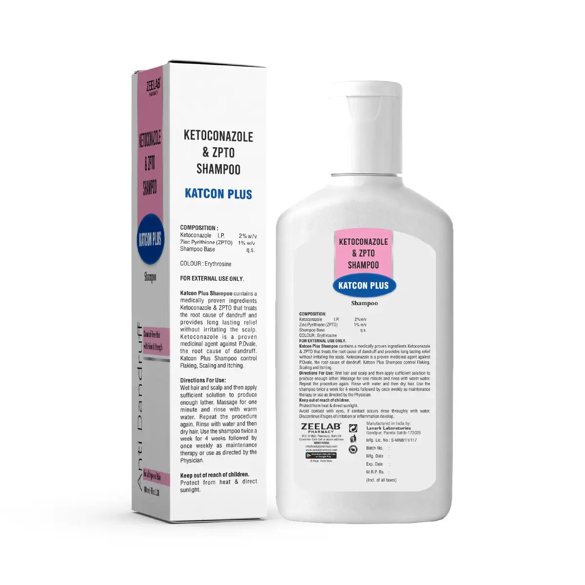 ZEELAB Katcon Plus Shampoo 100ml