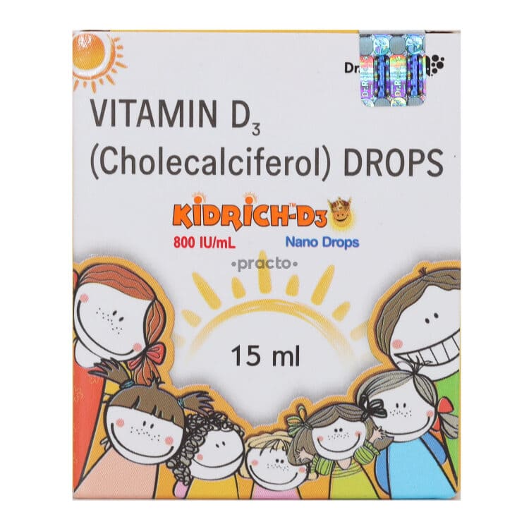 Jan Aushadhi Cholecalciferol (Vitamin D3) Drops 800 IU per ml