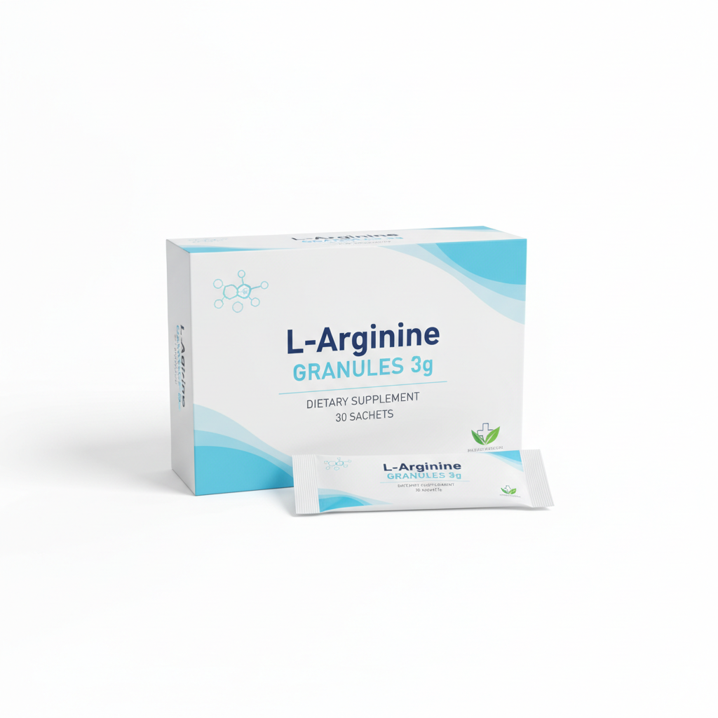 L-Arginine Granules 3g WITH CORRECT SPELLINGS