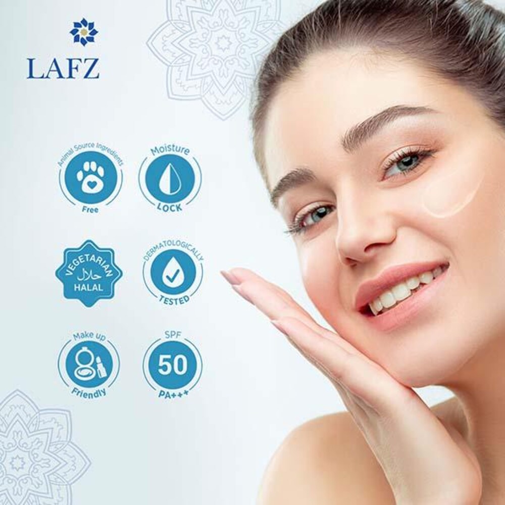 Lafz UV Shield Hydrating Clear Gel Aqua Sunscreen, For Men & Women (50 g)