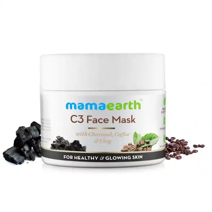 Mamaearth Charcoal, Coffee And Clay Face Mask (100g)
