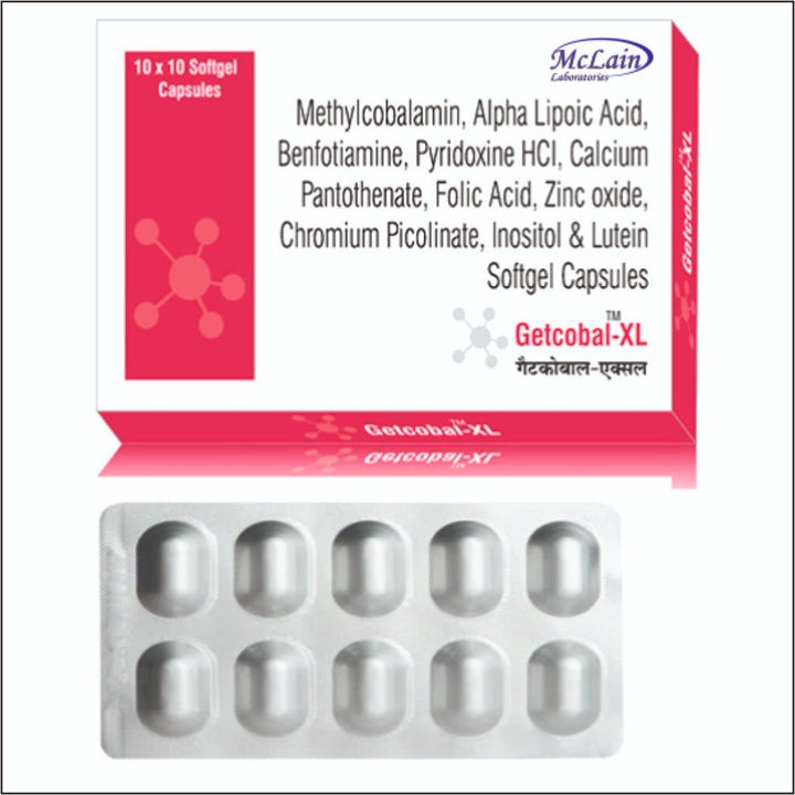 Alpha Lipoic Acid, Mecobalamin, Benfotiamine, Vitamins and Essential Minerals Capsules