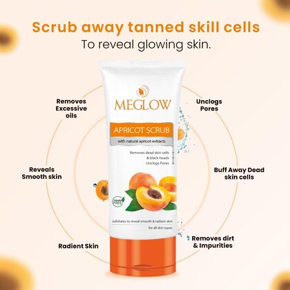 Meglow Apricot Scrub 70g